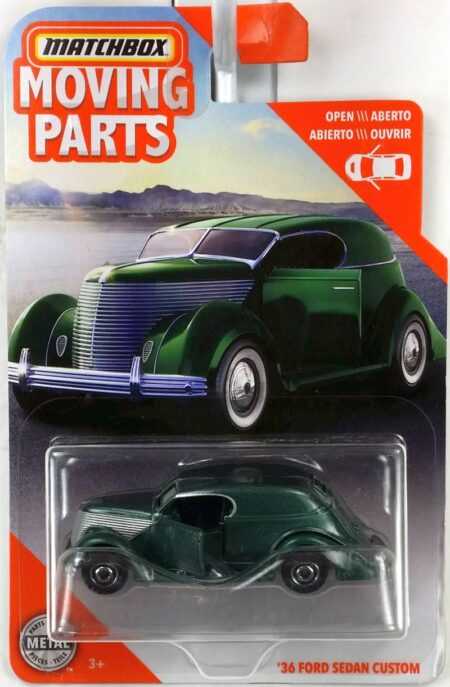 '36 Ford Sedan Custom (Dark Metalflake Green)
