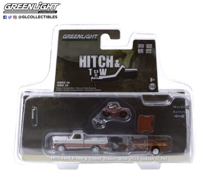 1972 Ford F-100 & Utility Trailer with 1920 Indian Scout