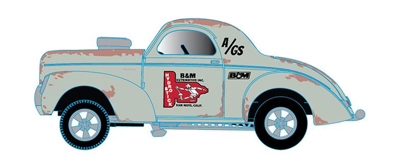 1941 Willys Coupe Gasser - Image 2
