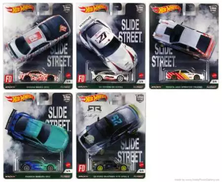 Slide Street - Set (5 cars)