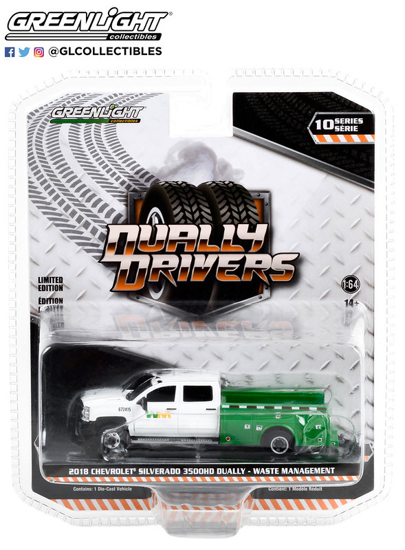 2018 Chevrolet Silverado 3500 Dually Service Bed – Waste Management