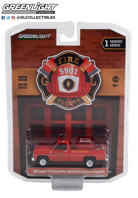 1986 Chevrolet C20 Custom Deluxe - Lawrenceburg, Indiana Fire Department First Attack Unit