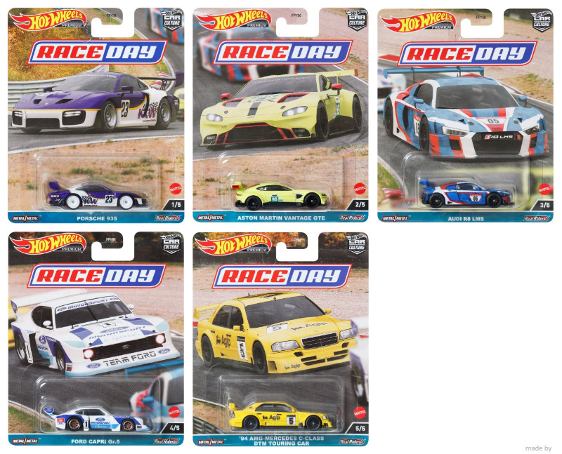 Race Day - Set (5 cars)