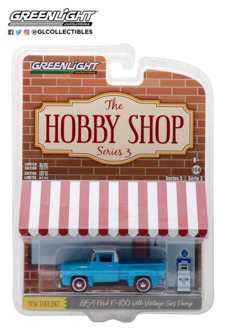 1954 Ford F-100 with Vintage Gas Pump