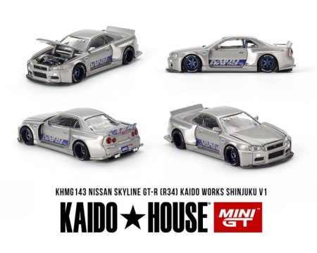 Nissan Skyline GT-R (R34) Kaido Works Shinjuku V1 (Silver)