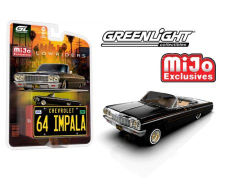 1964 Chevrolet Impala SS w/Mini Metal License Plate (Black)