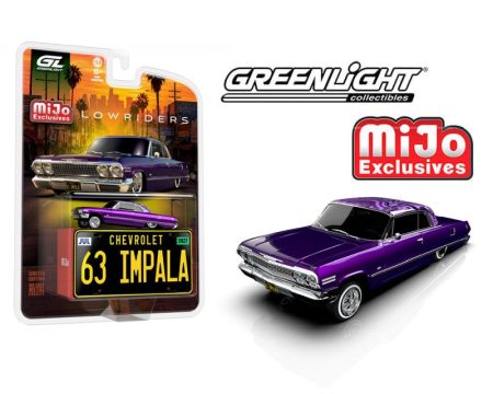 1964 Chevrolet Impala SS w/Mini Metal License Plate (Candy Purple)