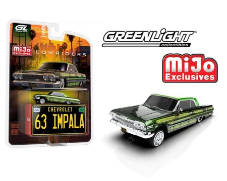1964 Chevrolet Impala SS w/Mini Metal License Plate (Dark Green)